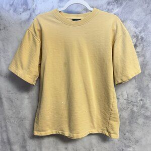 Vintage Kavu T Shirt Yellow Short Sleeve Size Small Hiking Outdoor